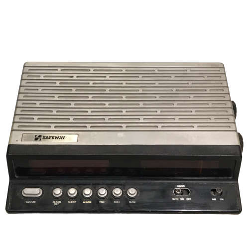 Digital Clocks & Clock Radios Vintage Safeway Battery/AC powered